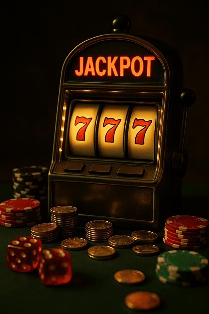 Gokkast met jackpot en munten bij Vipzino Casino